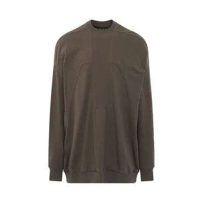 Rick Owens Splintered Peter Long Sleeves T-shirt In Green