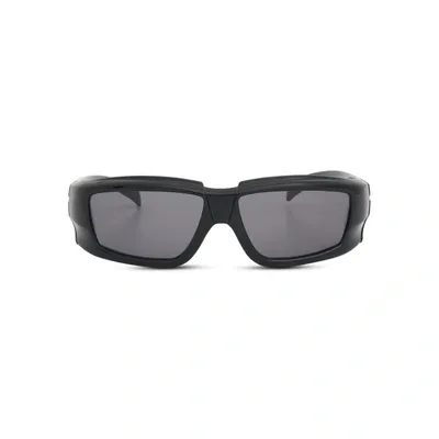 Rick Owens Double Frame Sunglasses In Black