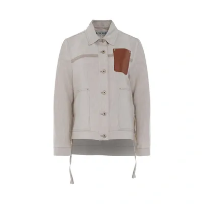 Loewe Workwear Jacket In Neutrals