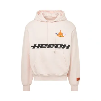 Heron Preston Hp Burn Hoodie In Pink