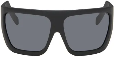 Rick Owens Men's Davis 60mm Shield Sunglasses In Black