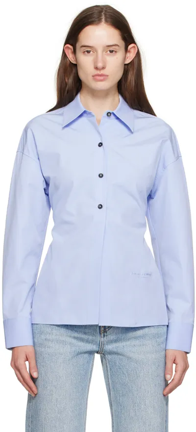 Alexander Wang Blue Paneled Shirt