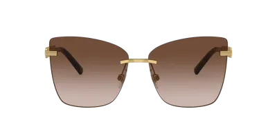 Dolce & Gabbana Dolce&gabbana Woman Sunglass Dg2289 In Gold