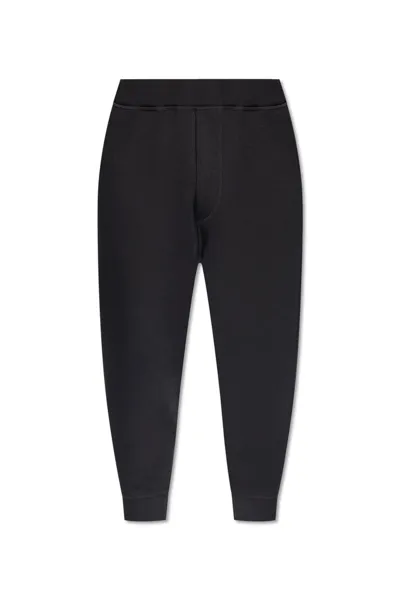 Dsquared2 Elastic Waist Sweatpants In Black