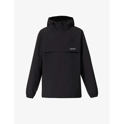 Carhartt Windbreaker Pullover Jacket In Black / White