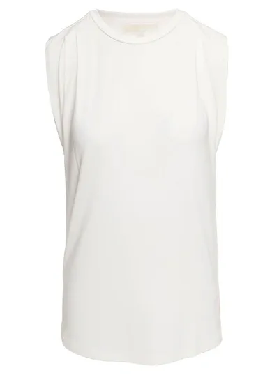 Michael Michael Kors Sleeveless T-shirt In White