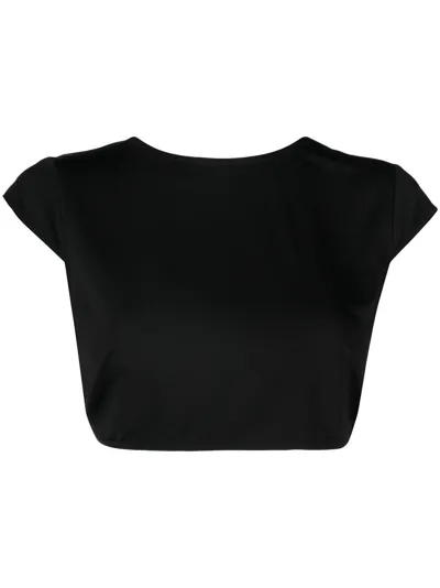 Agent Provocateur Black Anastacia Beach Crop Top