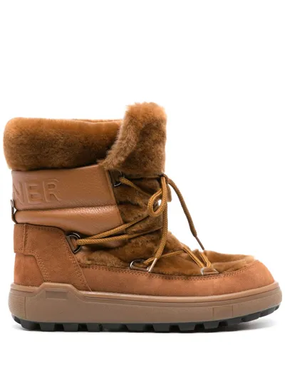 Bogner Fire+ice Chamonix Shearling Snow Boots In Brown