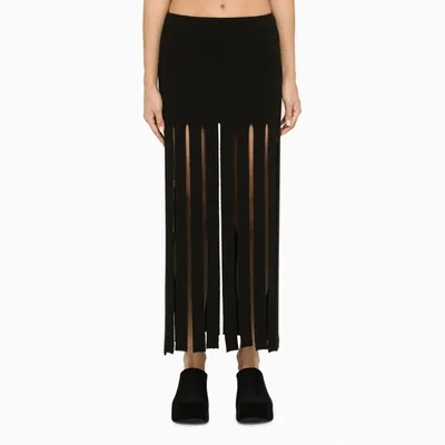 Alanui Tassel Detailed Skirt In Black