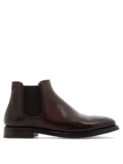 Alberto Fasciani Men's "ethan" Ankle Boots In Brown