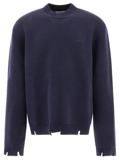 Ambush Crewneck Sweater In Blue