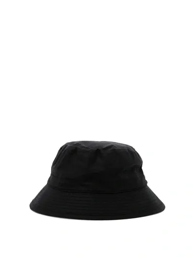 Barbour Wax Sports Bucket Hat In Black