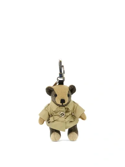 Burberry Women's "thomas Trench" Keyring In Beige