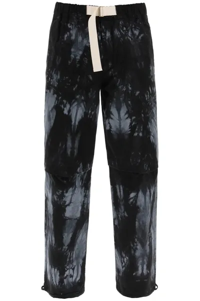 Darkpark Jordan Tie-dye Pants In Blue,black