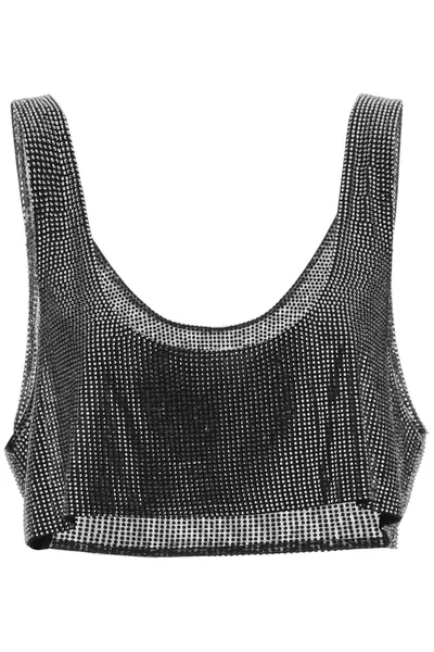 Giuseppe Di Morabito Top With Rhinestone In Black