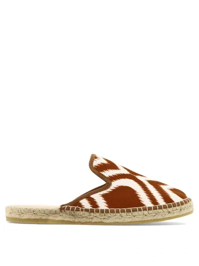 Mc2 Saint Barth Isla Mules Espadrilles In Brown