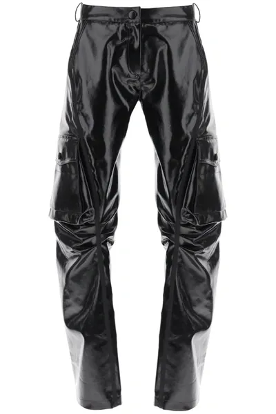 Mvp Wardrobe Montenapoleone Cargo Pants In Black