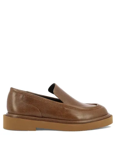 Paloma Barceló Elyss Slip-on Leather Loafers In Brown