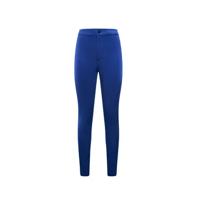 Saint Laurent High Waist Skinny Trousers In Blue