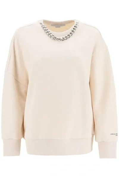 Stella Mccartney 'falabella' Sweater In Cream