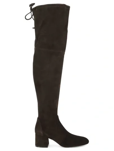 Stuart Weitzman Flareland Boots In Brown