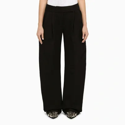 Attico Black Wide Trousers