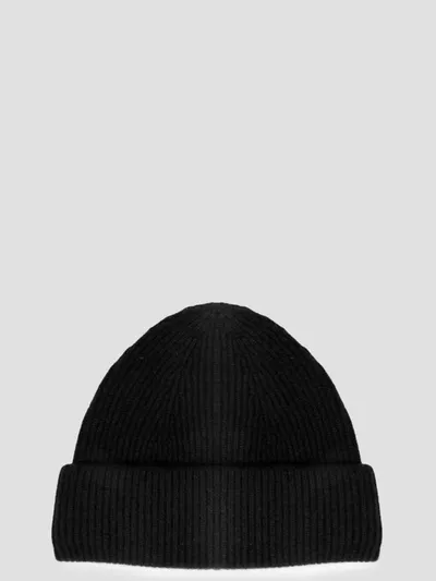 Roberto Collina Cashmere Beanie In Black