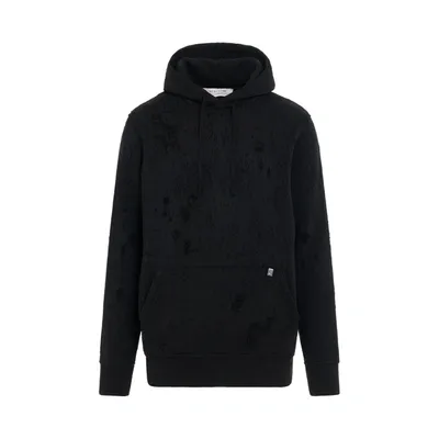 Alyx Destroyed Hoodie In Black