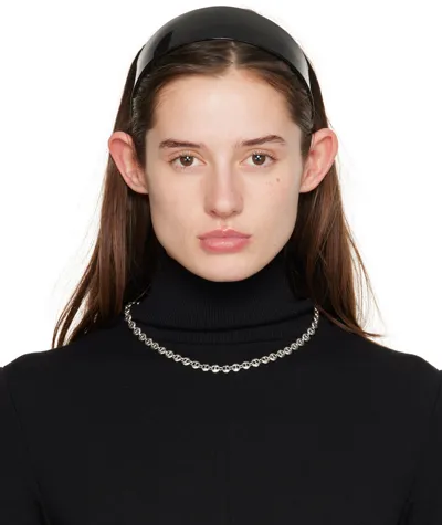 Sophie Buhai Black Bessette Headband In Noir