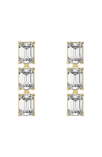 Jennifer Fisher Lab Created Diamond Drop Earrings In 18k Yellow Gold