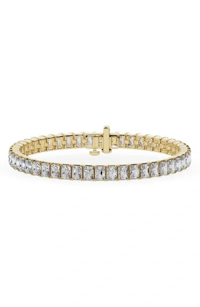 Jennifer Fisher Radiant Lab Created Diamond Tennis Bracelet In 18k Yellow Gold