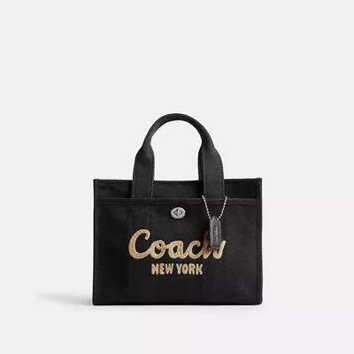 Coach Cargo Tote 26 In Black