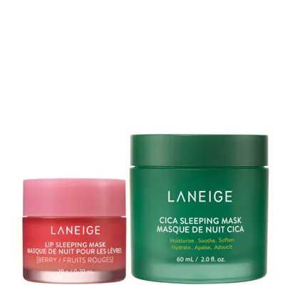 Laneige Beauty Sleep Essentials Face And Lip Sleeping Mask Duo