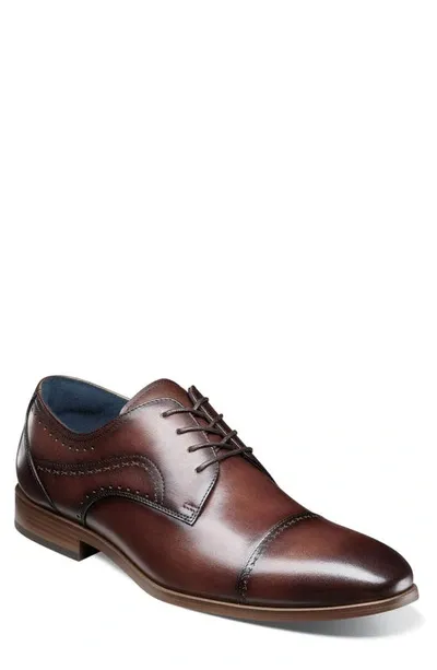 Stacy Adams Bryant Cap Toe Oxford In Brown