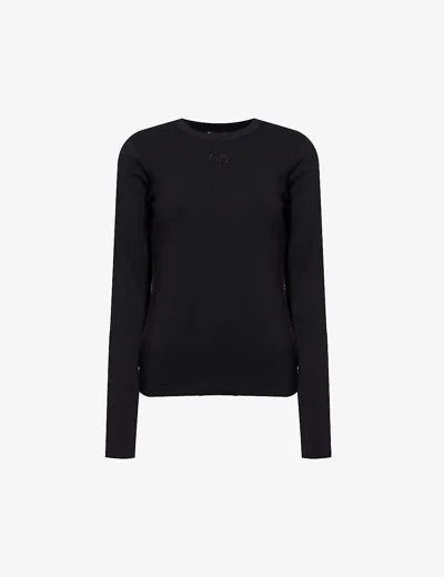 Saks Potts Eloise Long Sleeve T Shirt In Black