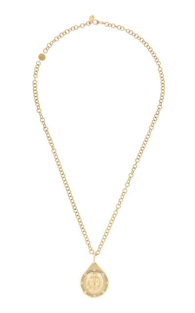 Harakh Drops Of Joy 18k Yellow Gold Diamond Pendant Necklace