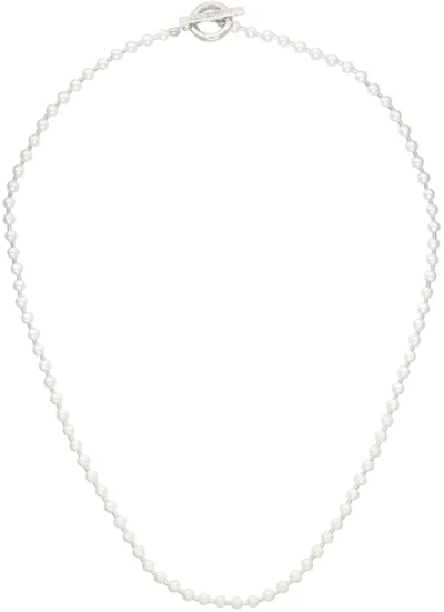 Numbering White 9718s Necklace