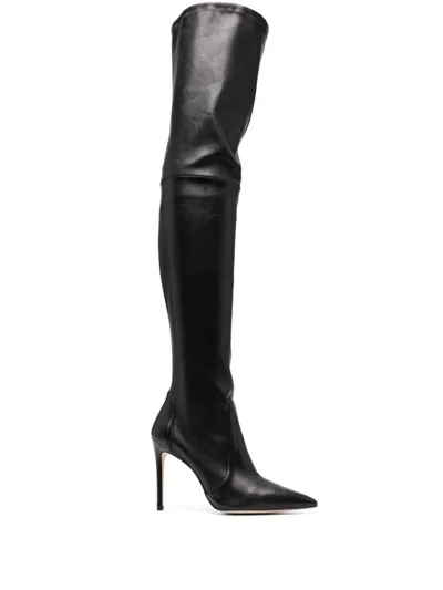 Stuart Weitzman Ultrastuart 100 Str B In Blk Black