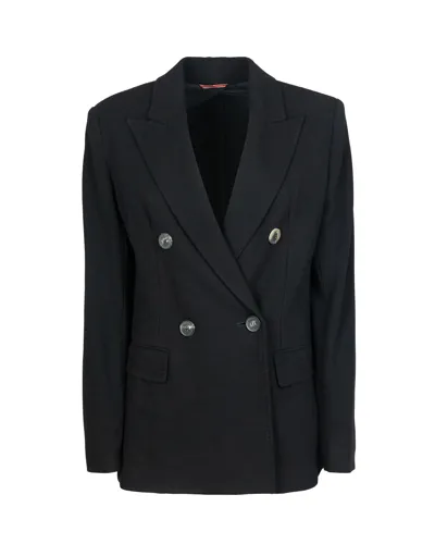 Max Mara &#39;&#39;king&#39;&#39; Blazer In Viscose Blend In 004black