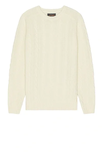 Beams Cable Sweater In Neutrals