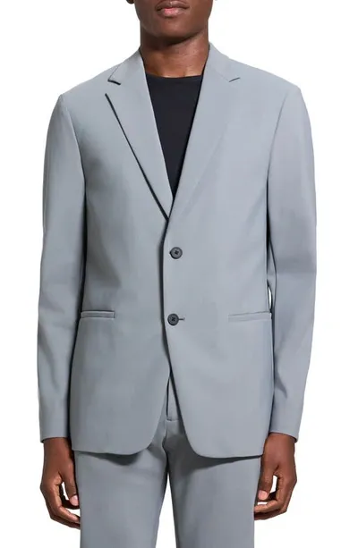 Theory Men's Clinton Precision Ponte Blazer In Stone