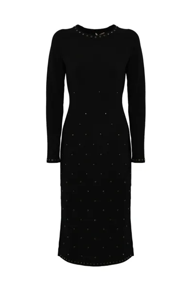 Twinset Dress With Studs In Black