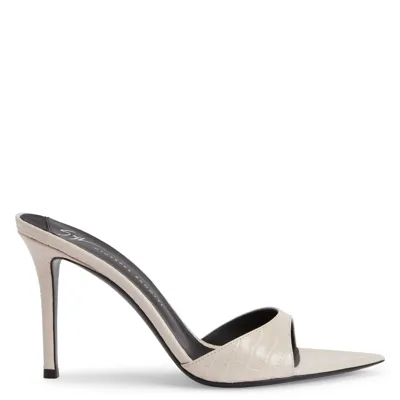 Giuseppe Zanotti Intriigo Embellished-knot Sandals In Beige