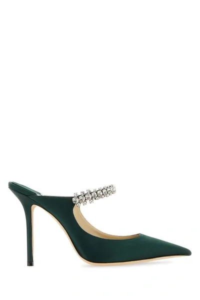 Jimmy Choo Heeled Shoes In Darkgreen