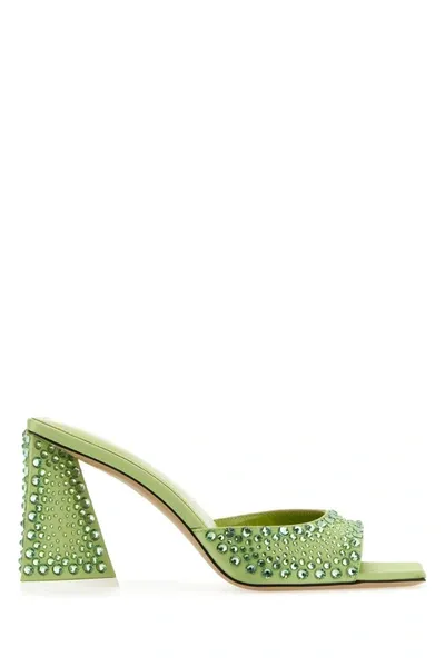 Attico The  Sandals In Green