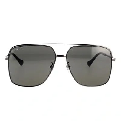 Gucci Eyewear Sunglasses In Ruthenium