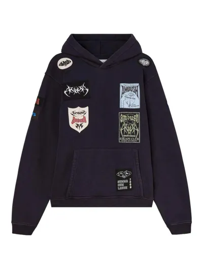 Ambush After Hooded Sweatshirt In Black