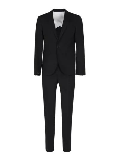 Dsquared2 Tokyo Stretch Wool Suit In Black