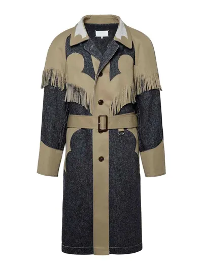 Maison Margiela Trench In Multicolor