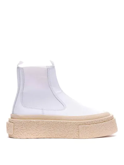 Mm6 Maison Margiela Boots In White